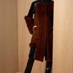 Slimming cut Mink coat with Swakara parts & Barguzinsky Sable cuffs