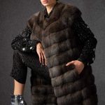 Barguzinski Sable tunic-style collarless vest