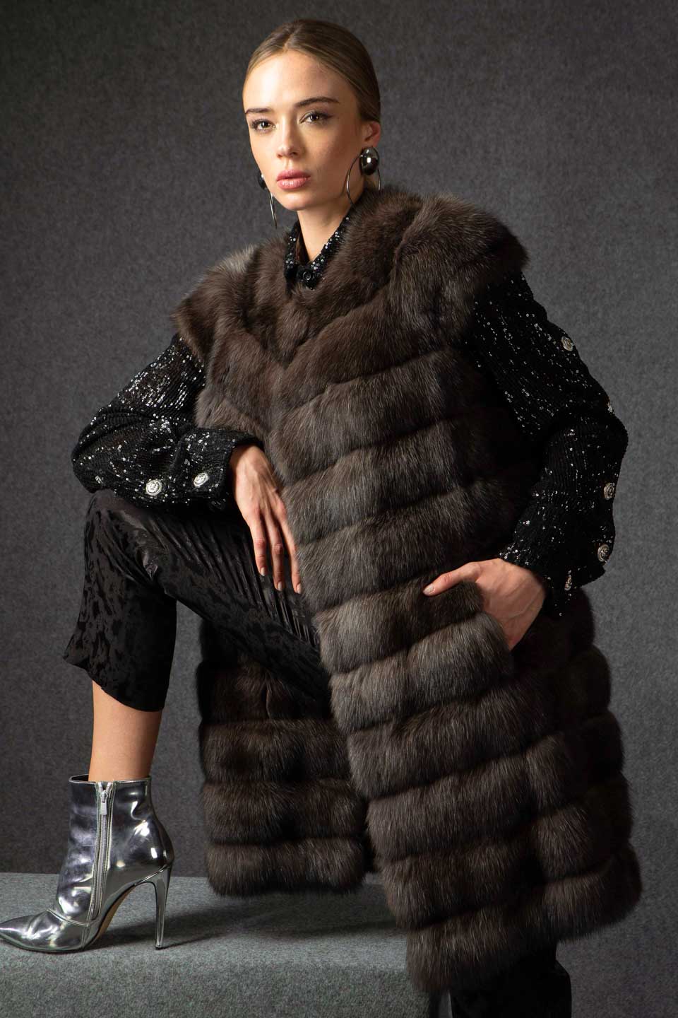 Sable vest on sale