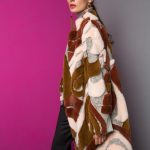Crafted pattern coat in three different shades of Mink elevated from Swakara