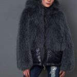 Hooded Sport Fox Jacket in Blue color with water repellent fabric bottom & hood lining